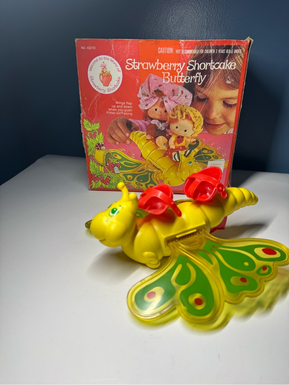 Vintage 1981 Strawberry Shortcake Butterfly In Original Box - no card